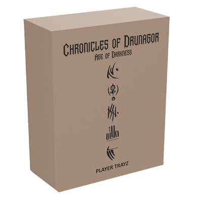 CHRONICLES OF DRUNAGOR: AGE OF DARKNESS: HERO TRAYZ 5 SET (EN)