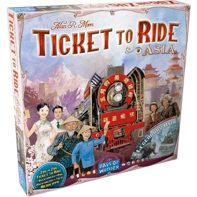 TICKET TO RIDE: MAP #1 - ASIA (ML)