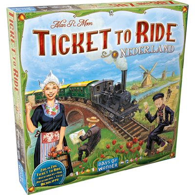 TICKET TO RIDE: MAP #4 - NEDERLAND (ML)