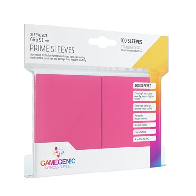 PRIME SLEEVES PINK (10 PACKS)