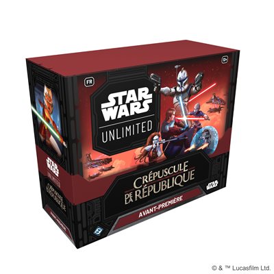 STAR WARS: UNLIMITED - CRÉPUSCULE DE LA RÉPUBLIQUE - BOITE DE PRERELEASE (FR) ^ 1 NOV