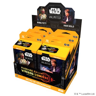 STAR WARS: UNLIMITED - PASSAGE EN VITESSE LUMIERE - DISPLAY DEUX-DECKS (FR) ^ 14 MARS